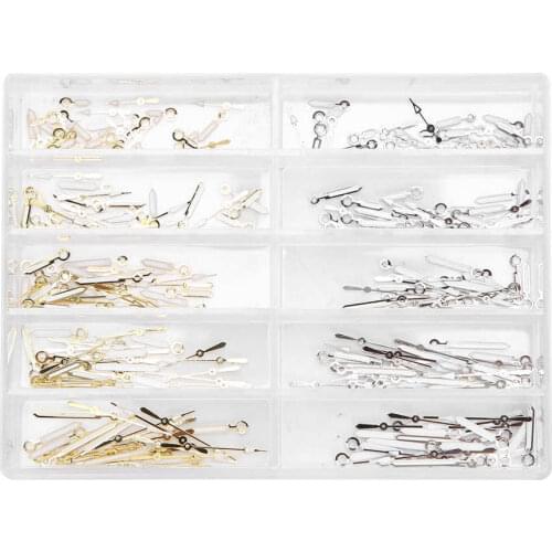 For watch storage watch case Watch Hour Minute Second Hands Luminous Watch Hands for 2035 Movement Gold + Silver watch