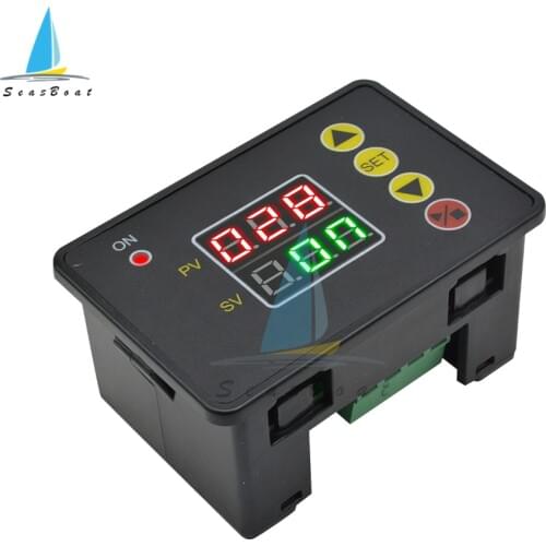 T2310 110V 220V 24V 12V Digital Time Delay Relay Dual LED Display Cycle Timer Control Switch Timing Relay Time Delay Switch