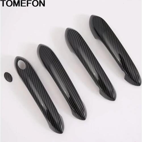 TOMEFON For BMW X5 F15 2014-2018 X5 G05 M50i xDrive40i 2019 2020 Side Door Handle Decoration Cover Trim Exterior Accessories ABS