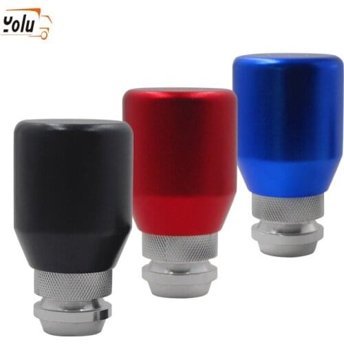 YOLU Universal Gear Stick Shift Shifter Lever Knob Aluminum Manual Transmission Gear Knob for Ford Honda Audi Renault Citroen