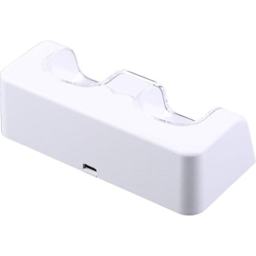 2 Ports Charging Station with 2 Rechargeable 2800 mAh Battery Pack Compatible with Wii Remote Controller