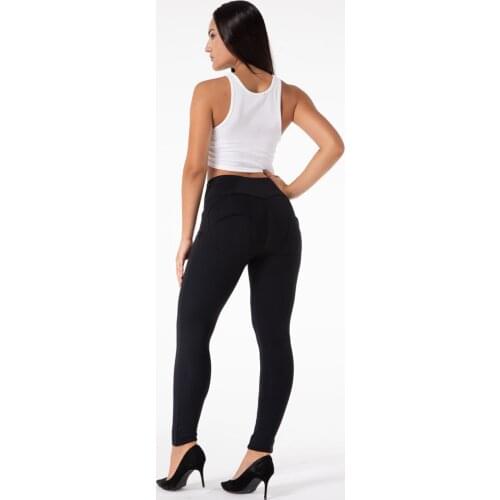 Melody High Waist Woman Pants Black Leggings Gym Slim Fit Pants Yoga Leggings Scrunched Bottom Pants Comfortable Yoga Pants