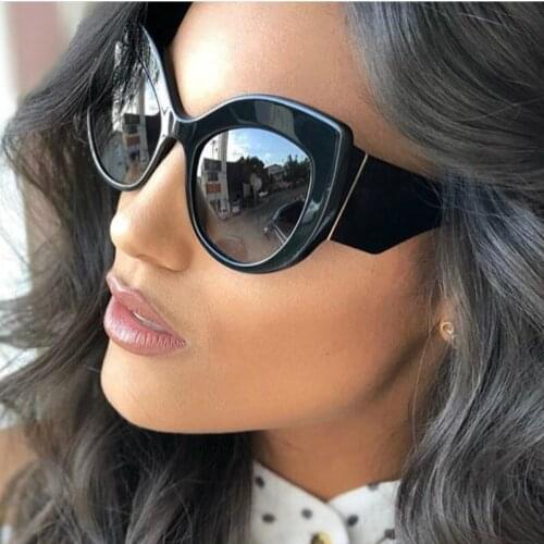 Top Quality Oversize Sunglasses Women 2019 Luxury Eye Sun Glasses Shades for Women Sunglasses Vintage Gafas De Sol Mujer