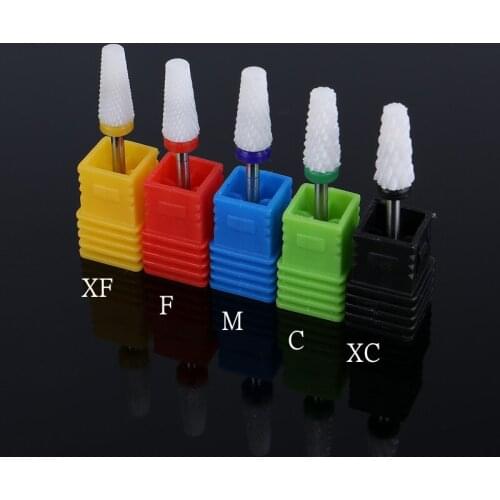 1pcs Ceramic Nail Drill Bits Rotary Cutter Clean Apparatus for Nail File Pedicure Manicure Nail Milling Machine Accessories Tool