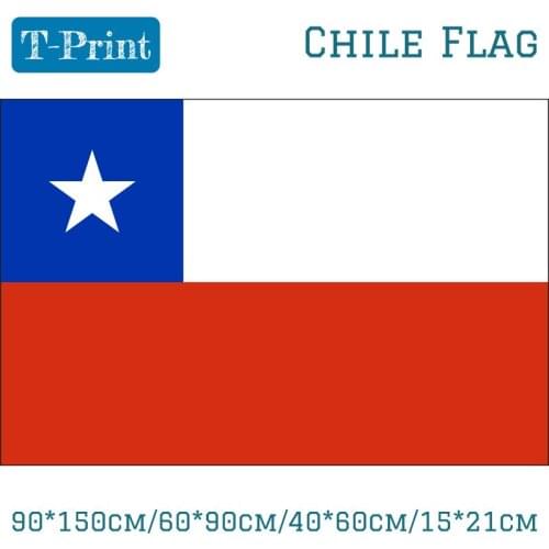 3x5 Feet Banner 90*150cm 60*90cm 40*60cm Chile National Flag For Outdoor