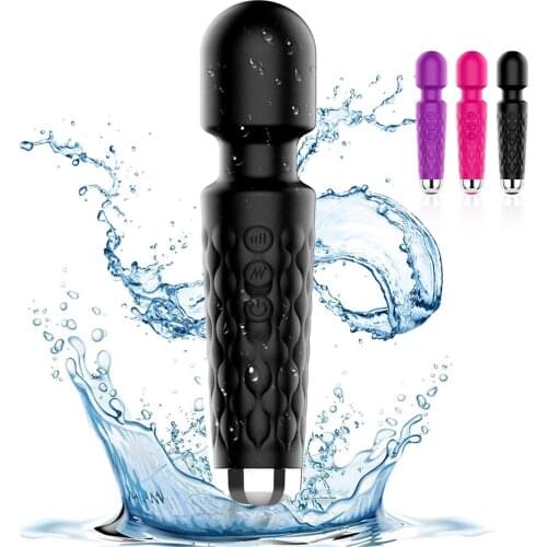 Wireless Dildos AV Vibrators USB Charge Av Magic Wand Vibrator Anal Massager Adult Sex Toys For Women Safe Silicone Sex Product