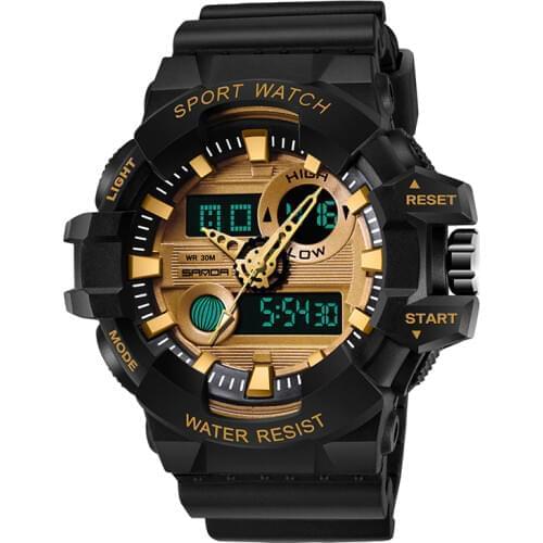 Trend Mens Sports Digital Watch G Shok Military Waterproof Mens Watches LED Luminous Gshock WristWatch Male Casual Clock reloj