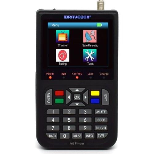 V9 Digital Satellite Finder Satellite Satfinder Meter 3.5 inch LCD Digital Display Satellite Television Signal Finder Meter
