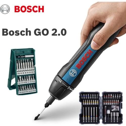 Bosch Go2 Electric Screwdriver Rechargeable Automatic Screwdriver Hand Drill Bosch Go 2 Multi-function Electric Batch Power Tool
