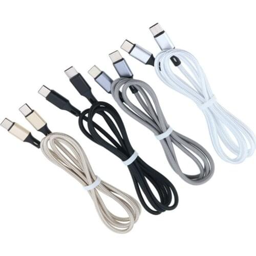 1M USB Type C To USB C Cable 2A For Huawei P30 Samsung S20 S10 Plus PD Fast Charging USBC Type-C Cables for Xiaomi Redmi Note 9