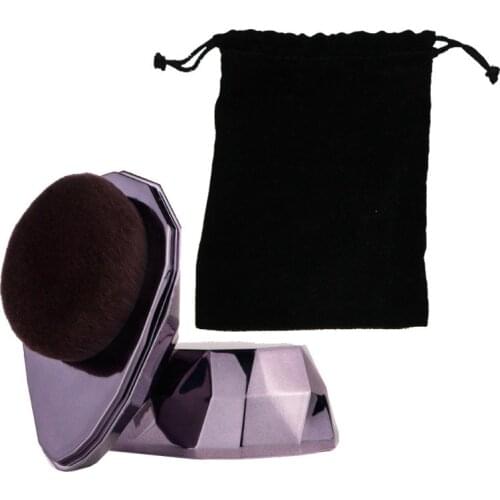 Foundation Makeup Brush Flat Top Kabuki Hexagon Face Blush Powder Foundation Brush for Cream or Flawless-Powder Cosmetics