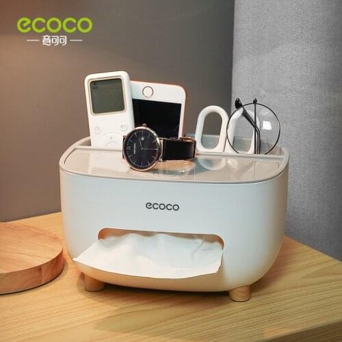 Ecoco Multi Function Napkin Holder, Household Fashion Storage Box,Creative Office Storage, Bathroom Tissue Box, Napkin Box