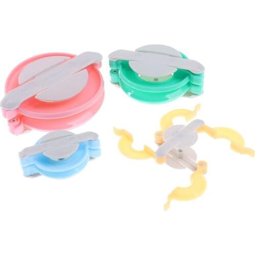 Essential Pom-Pom Pompom Maker Fluff Ball Weaver Needle Craft Knitting Tool DIY Set- Random