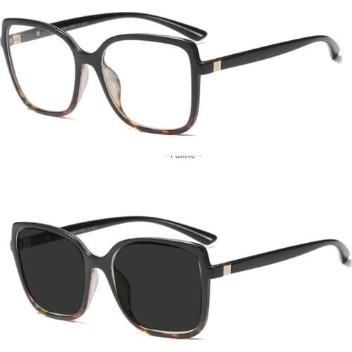 Oversized Outdoor sun Photochromic Reading Glasses Women Presbyopia with Diopter Glasses Magnifier Prescription Glasses NX