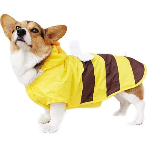 Pet Dog Clothes Raincoat Corgi Pomeranian Schnauzer Pug French Bulldog Clothing Shiba Inu Golden Retriever Waterproof Clothing