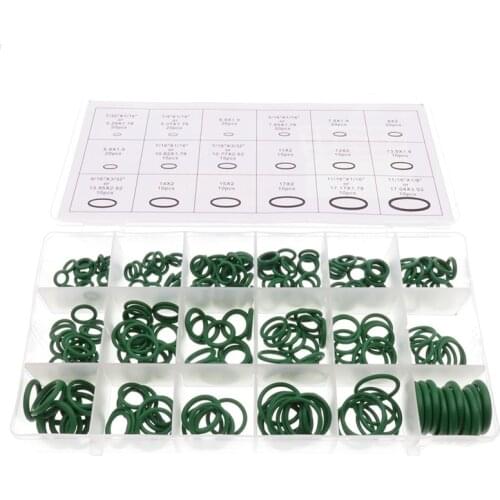 270pcs/lot Rubber Insulation Gasket Washer Seals Automobile Air Conditioner Compressor Seal Ring O Ring Repair Box