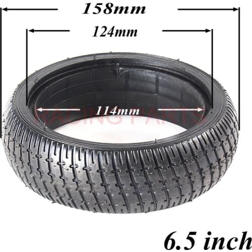 Motorbike 6.5 Inch Solid Tyre Tire for Mini Smart Self Balancing Scooter 6.5" Hoverboard Unicycle Scooter Airless Tire