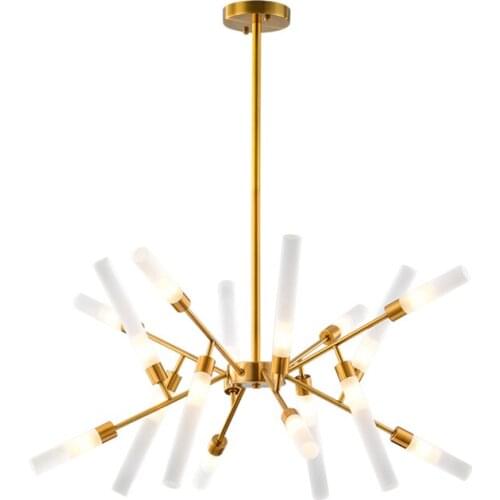 Post-modern Glass Bar Branches Pendant Lights Living Room Bedroom Study Pendant Lamps Nordic Luxury Home Hanging Lights Lighting