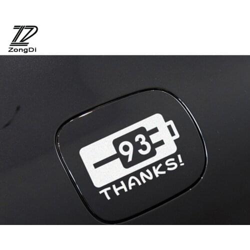 ZD Car Styling Sticker Fuel tank cap stickers For Fiat 500 Opel Insignia Suzuki Swift Sx4 Hyundai Ix35 Creta Ix25 Nissan Juke