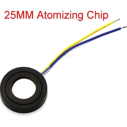 1 Pcs 25MM Atomizing Chip Ultrasonic Humidifier Atomizing Ceramic Disc Ring Leaf Atomizer Humidifier Parts