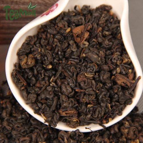 2021 Dianhong Rea Spiral Black Chinese Tea Yunnan Tea Fengqing with Sweet Potato Aroma 150g