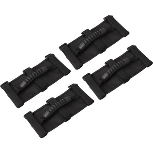 4pcs/set Roll Bar Grab Handles Grip Handle Fit for Jeep Wrangler YJ TJ JK JL