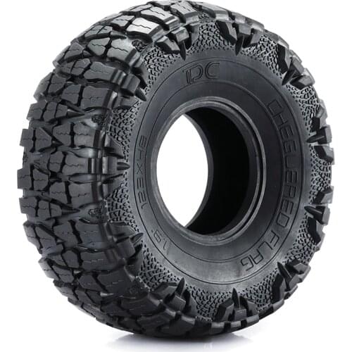 DC RC Car Parts Model 1/10 Simulation Climbing Tire TRX4 2.2 inch/1.9 inch Dragon Claw Tire 123MM With Sponge Liner 2pcs voiture