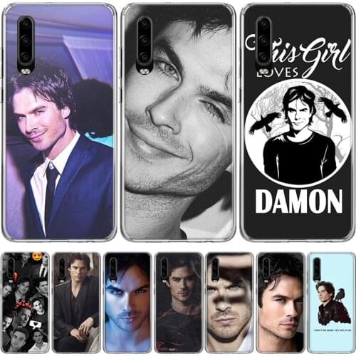 The Vampire Diaries Ian Somerhalder Phone Case for Huawei P30 P40 P20 P10 Mate 20 10 30 Lite Pro P Smart Z Plus + Art Luxury Cov