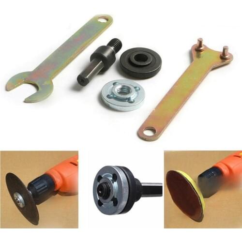 6/10 MM Shank Drill Chuck Adaptor Angle Grinder Wheels Motor Rod Tool Mandrel Electric Cutting And Polishing Accessories