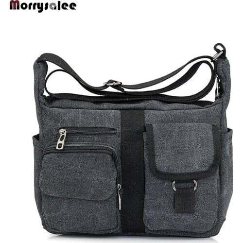 Men Canvas Bag Handbag Men Women Oblique Satchel Bags Messenger Bag Shoulder Bags Travel Handbag