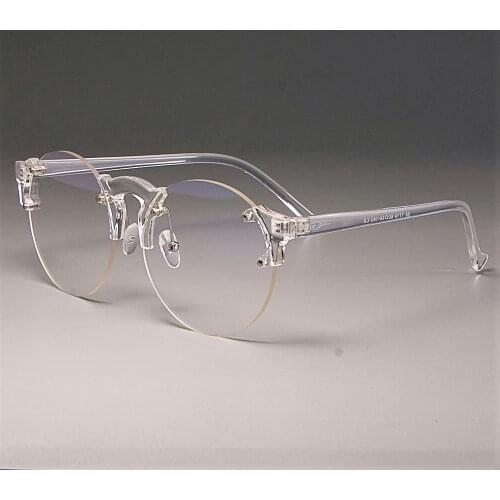 45221 Transparent Round Glasses Frames Lovely Girl Cat Eye Glasses Optical Fashion Women Computer Glasses