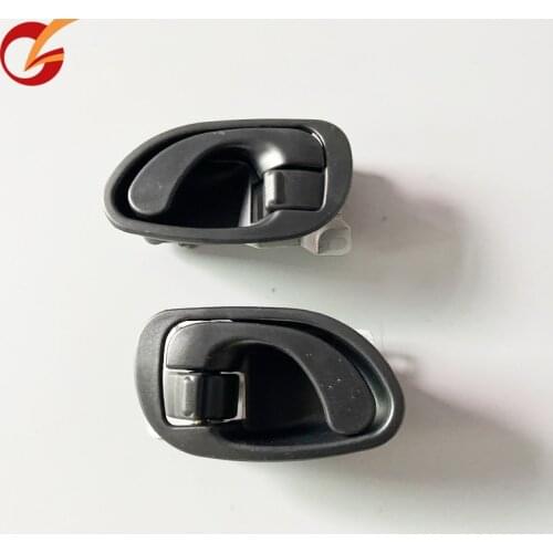 Use for mitsubishi L400 delica mvp van front door inside handle black left right with cover 1995-2005