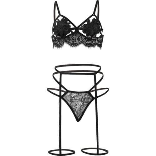 Handmade Crochet Micro Bikini Set Sexy Black Lingerie Set Bielizna Erotyczna Mini Bikini Sunbathing Micro Sexy Lingerie Exotic