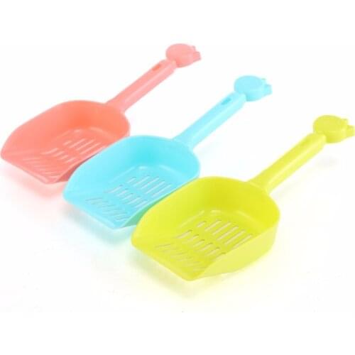 Pet supplies plastic cat litter scoop Cat head shovel pet cleaning supplies Pets Dog Cat Food Spoon Cat litter scoop