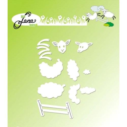 Baby sheep Metal Cutting Dies DIY Etched Dies Craft Paper Card Making Scrapbooking Embossing Craft DIY New 2021