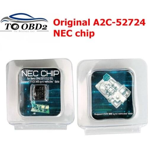 Transponder A2C-45770 A2C-52724 NEC chips for Benz W204 207 212 for ESL ELV Original A2C 45770/52724 NEC chips for Mercedes