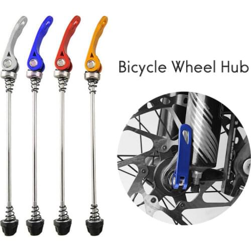 1 Pair Bicycle Wheel Hub Skewers Quick Release Axle QR 145/185mm Multi-color Useful Ultralight Lightweight for MTB Road Bike