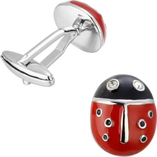 KC high quality copper red beetle Cufflinks men French shirt wedding Cufflinks wholesale manufacturers