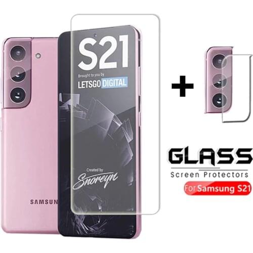 For Samsung Galaxy S21 Plus Glass Phone Screen Camera Lens Protector Film For Samsung Galaxy S21Plus s21 S20 FE Tempered Glass