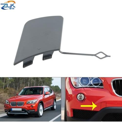 ZUK Front Bumper Towing Hook Garnish Hauling Cap Flap Case Housing For BMW X1 E84 X Line2013-2015 Unpainted Trim Cover Shell
