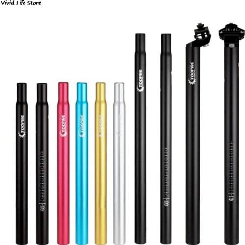 2020 NEW 1 Pc 24 Styles Metal Bicycle Seatpost MTB Road Mountain Bike Aluminum Seat Post Seat Tube Bicycle Parts