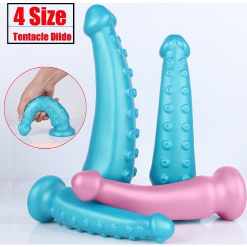 2021Huge Silicone Octopus Tentacle Anal Plug,In-Depth Orgasm Stimulate Dildo Big Butt Plug Bdsm Anus Expander Sex Toy For Couple