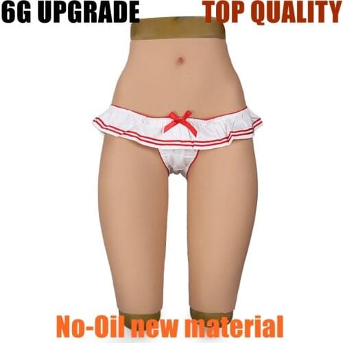 6G Upgrade Lift Hip Silicone Realistic Vagina Panties Shemale Crossdresser Pussy Pants Transgender Artificial Sex Fake Shorts