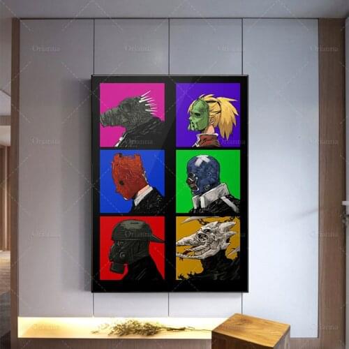 Dorohedoro anime Kaiman Q hayashida kaiman kai aikawa anime Canvas painting decor wall art pictures bedroom study prints poster