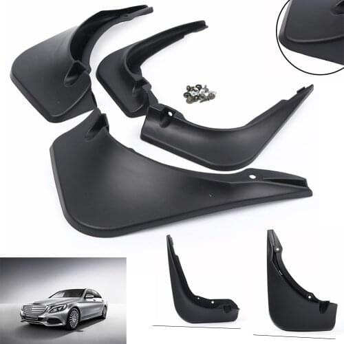 Splash Guard Mudguards Mud Flaps For Mercedes Benz C Class Sedan W205 2014 2015 2016 2017 2018