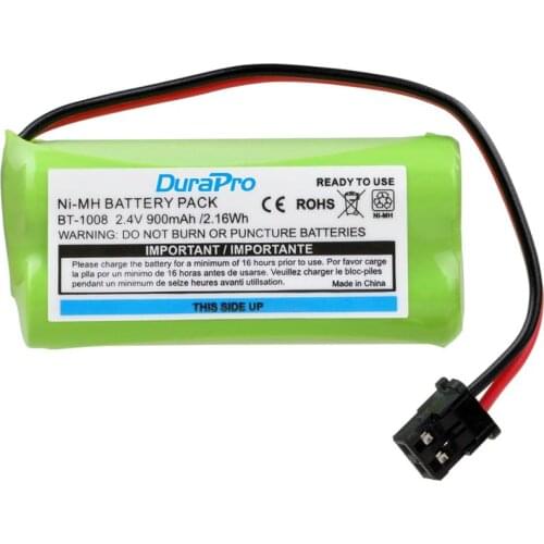 Durapro 2.4V 900mAH BT-1008 Ni-MH Rechargeable Battery For Uniden BT-1008 BT-1016 BT-1021 BT-1025 BT1021 BT1025 CPH-515B