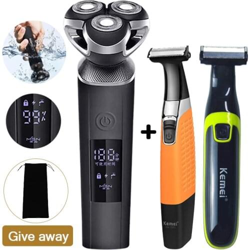 Xiaomi Electric shaver for men razor Wet and dry beard trimmer Waterproof LCD Display Multifunctional beard Shaving Razor 5
