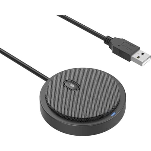 SikkiS USB Plug tabletop pure sound Omnidirectional Condenser Boundary Conference microphone for Recording Gaming VoIP UM02