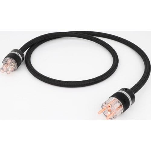 Monosaudio Tsunami Series 13AWG AC Schuko Version Power Cable EU Version Power Cord Cable HIFI Extension Power Cable
