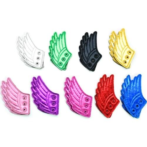 Fashion Shoe Wings Charms Boot DIY Accessory Angel Bats Wings Decorative Sneaker Fun Shoes Material Crafts Kids Shoe Decorations